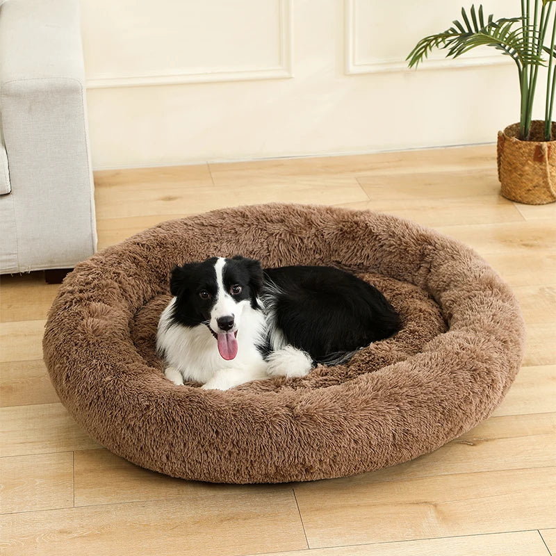 Soft Plush Pet Bed for Dogs & Cats