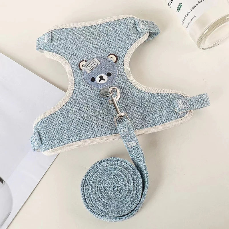 Cute Bear Pet Harness Vest