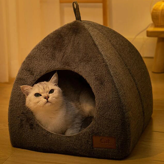 Soft Plush Pet Bed Nest for Cats & Puppies