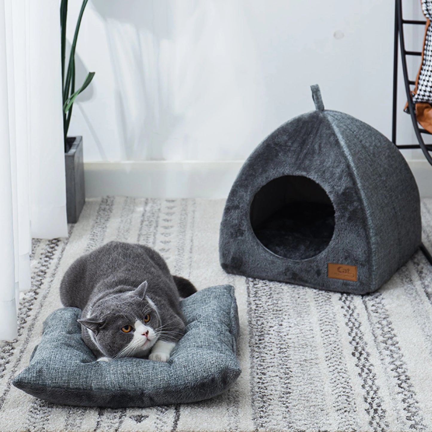 Soft Plush Pet Bed Nest for Cats & Puppies