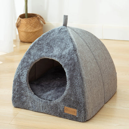 Soft Plush Pet Bed Nest for Cats & Puppies