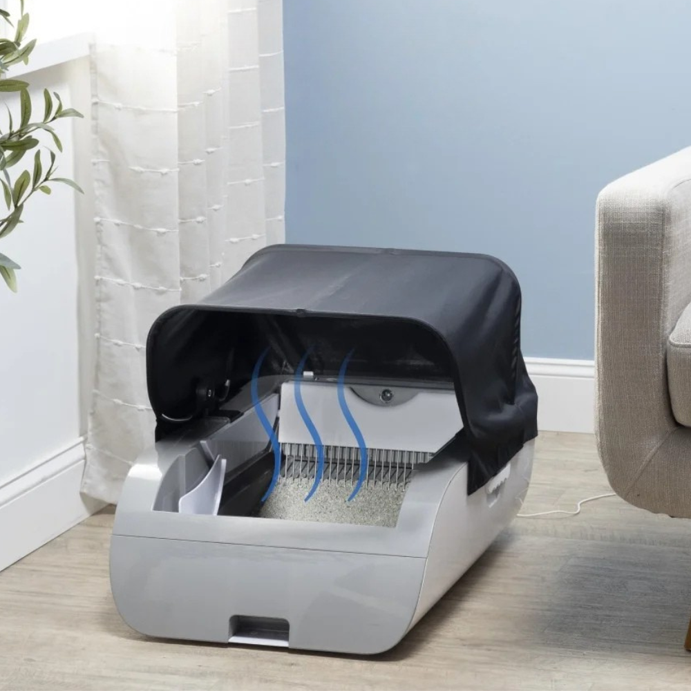 Smart WiFi Automatic Self-Cleaning Cat Litter Box with App Control & LED Indicators