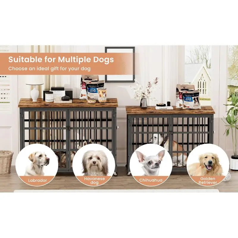 Stylish Furniture-Style Pet Kennel