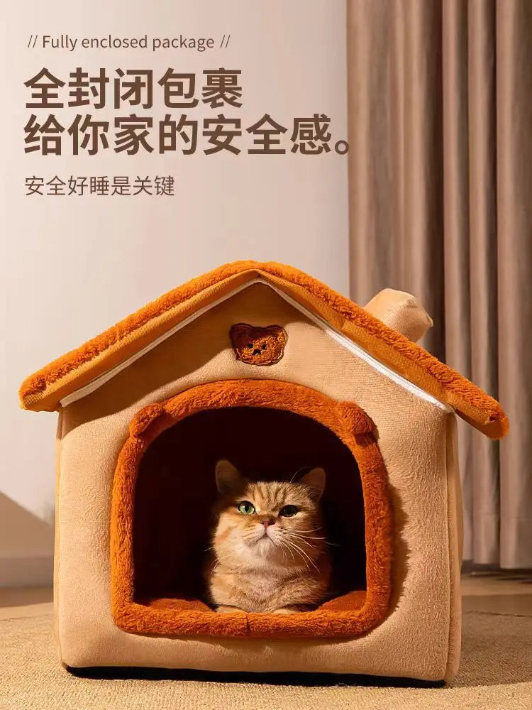 Spacious All-Season Pet House for Cats & Dogs