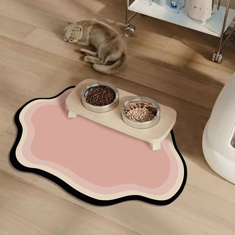 Quick-Dry Absorbent Pet Feeding Mat