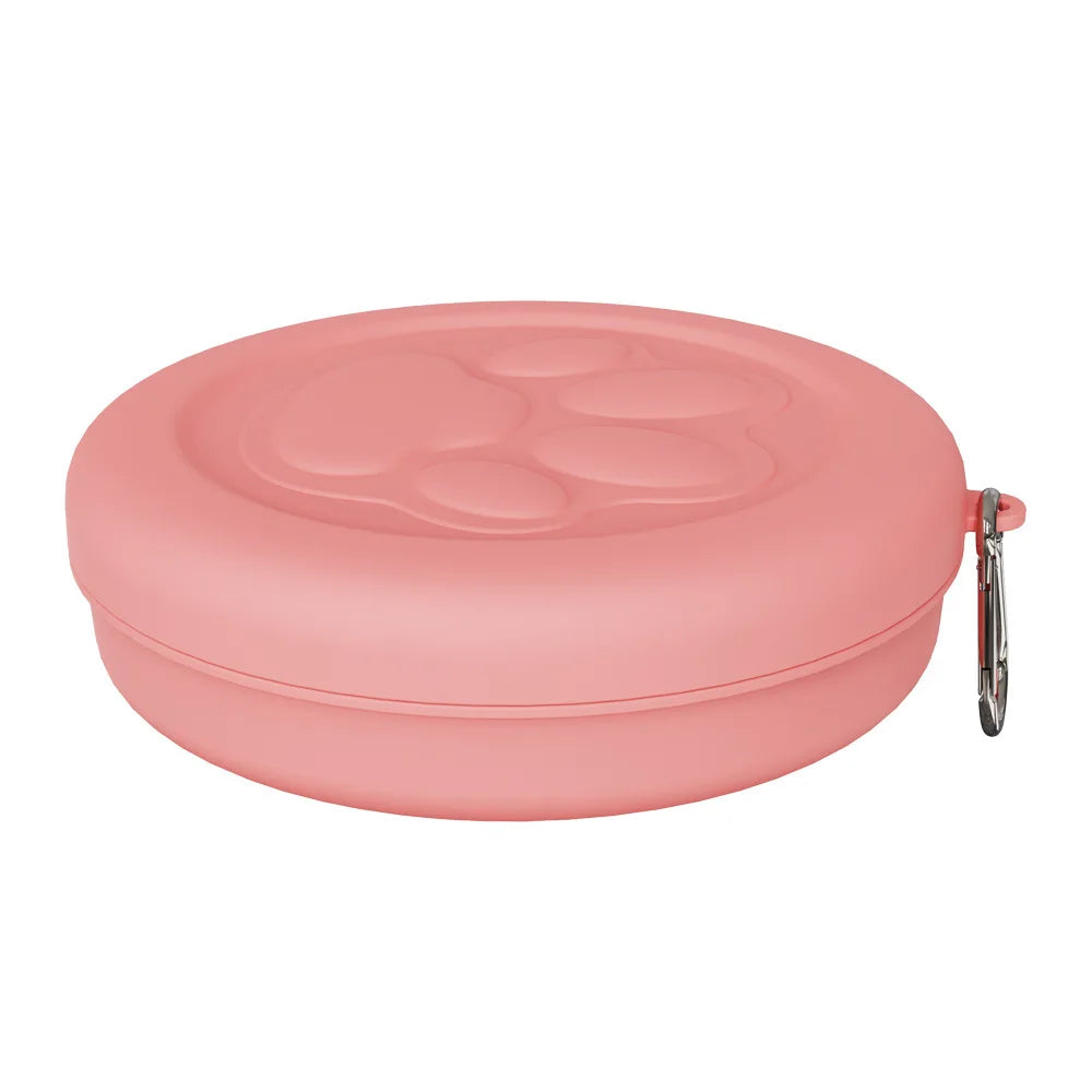 Portable Travel Pet Food & Water Bowl
