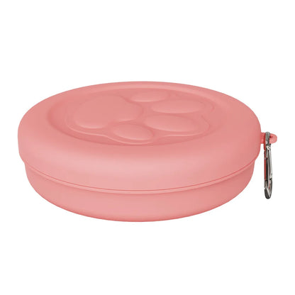 Portable Travel Pet Food & Water Bowl