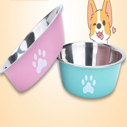 Large Capacity Stainless Steel Pet Bowl