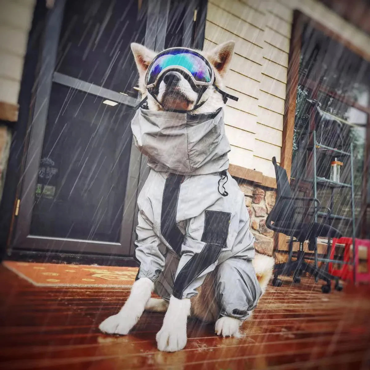 Outdoor Large Dog Waterproof Raincoat