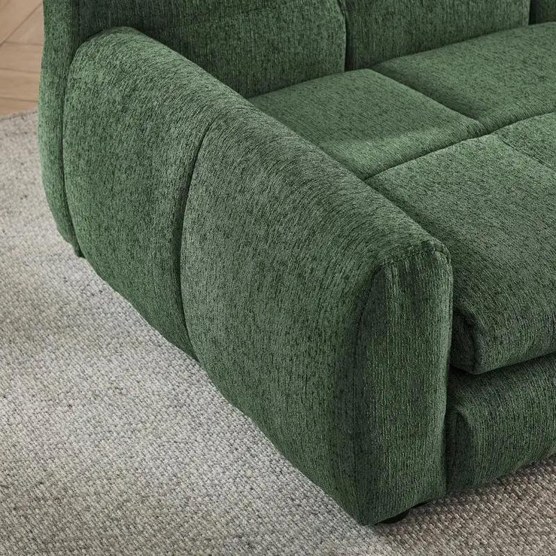 Olive Green Elevated Pet Sofa Bed