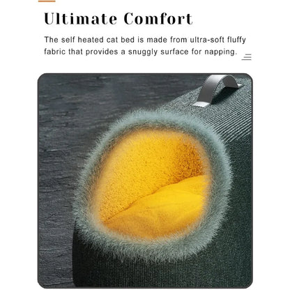 9-Level Temperature Control Self-Warming Bed for Cats & Small Dogs