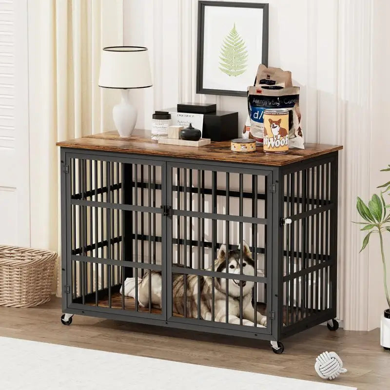 Stylish Furniture-Style Pet Kennel