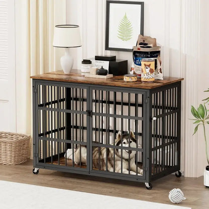 Stylish Furniture-Style Pet Kennel
