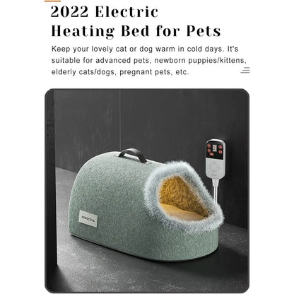 9-Level Temperature Control Self-Warming Bed for Cats & Small Dogs