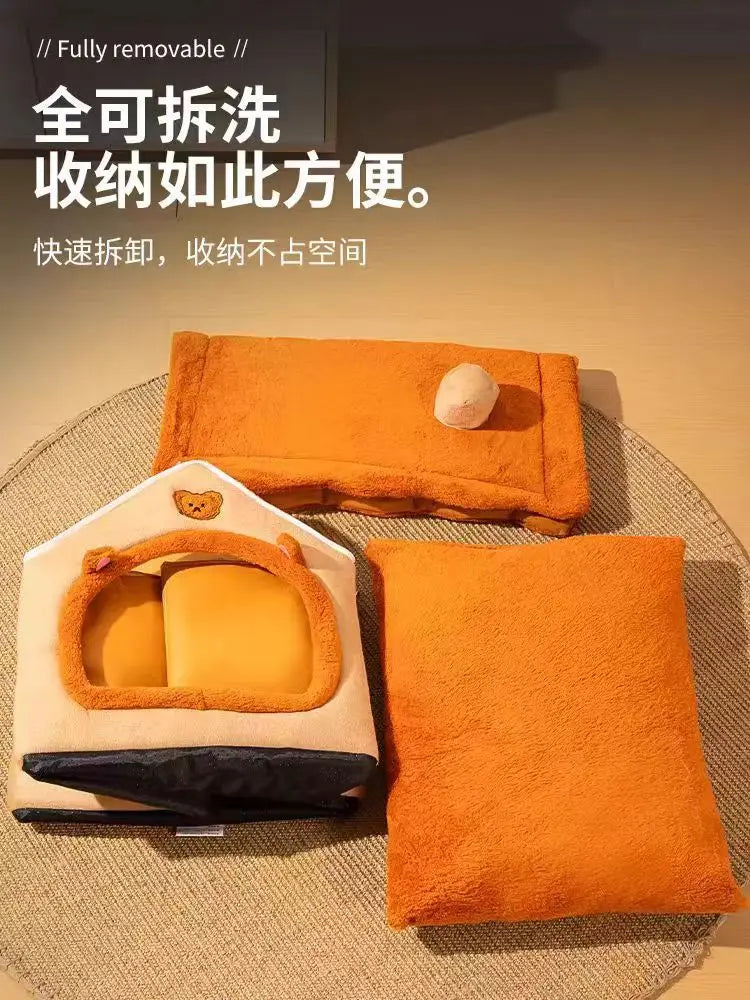 Spacious All-Season Pet House for Cats & Dogs