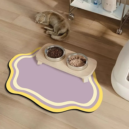 Quick-Dry Absorbent Pet Feeding Mat