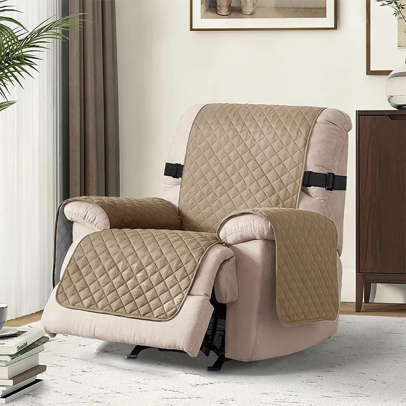 Seater Quilted Recliner Sofa Cover