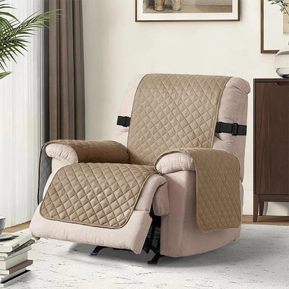 Seater Quilted Recliner Sofa Cover