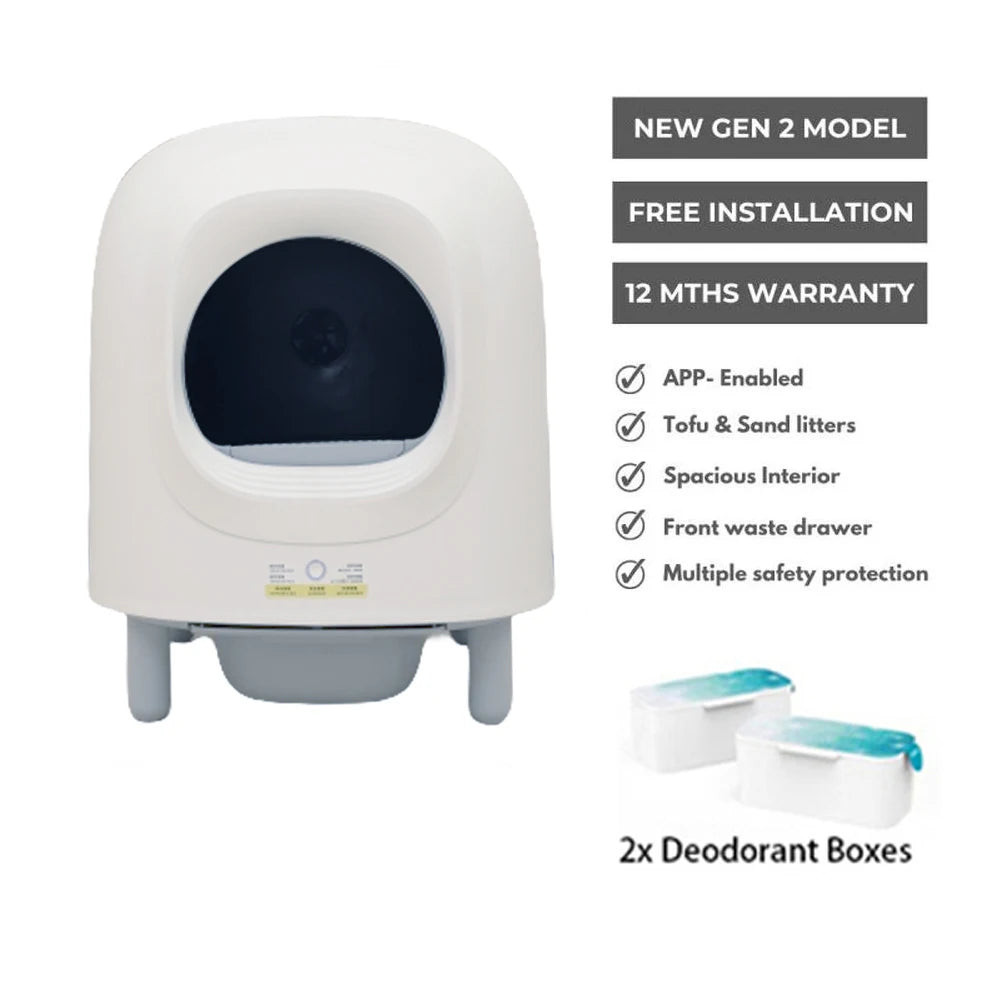 Petree 2.0 Pro – The Smarter Way to a Cleaner Litter Box