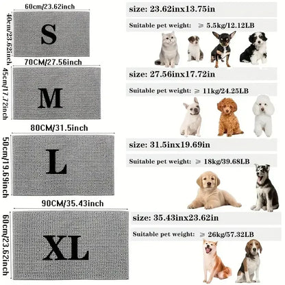 Absorbent Non-Slip Dog mat