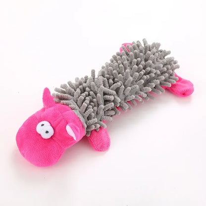 Squeaky Spiky Plush Dog Toy for Puppies