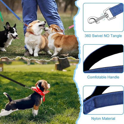 Durable Nylon Dog Leash for Large Dogs