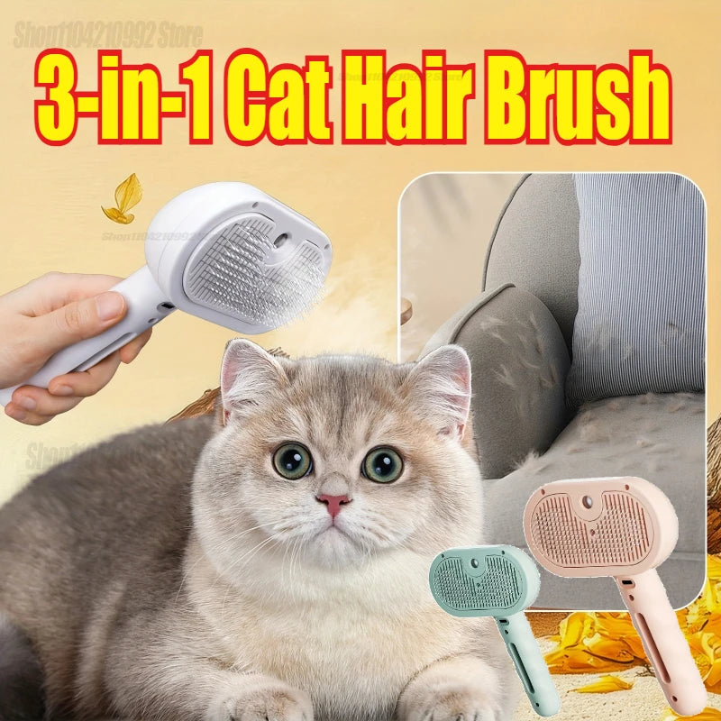 Pet Steam Spray Hair Comb