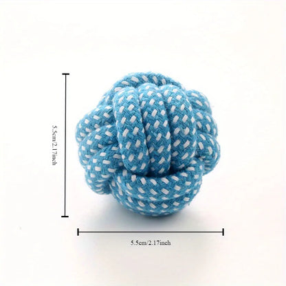 Candy-Colored Rope Ball Chew Toy for Dogs & Cats