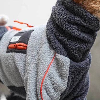 Lamb Fleece Four-Legged Dog Jacket