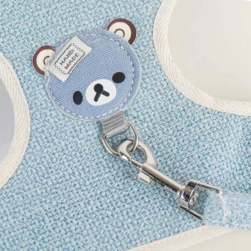 Cute Bear Pet Harness Vest