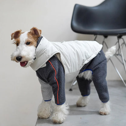 Lamb Fleece Four-Legged Dog Jacket