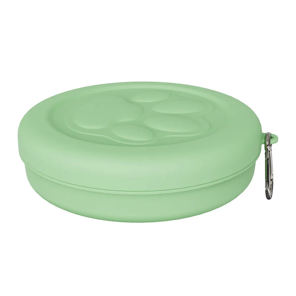Portable Travel Pet Food & Water Bowl