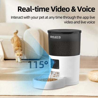 Automatic Cat Feeder with Camera & Voice Recorder