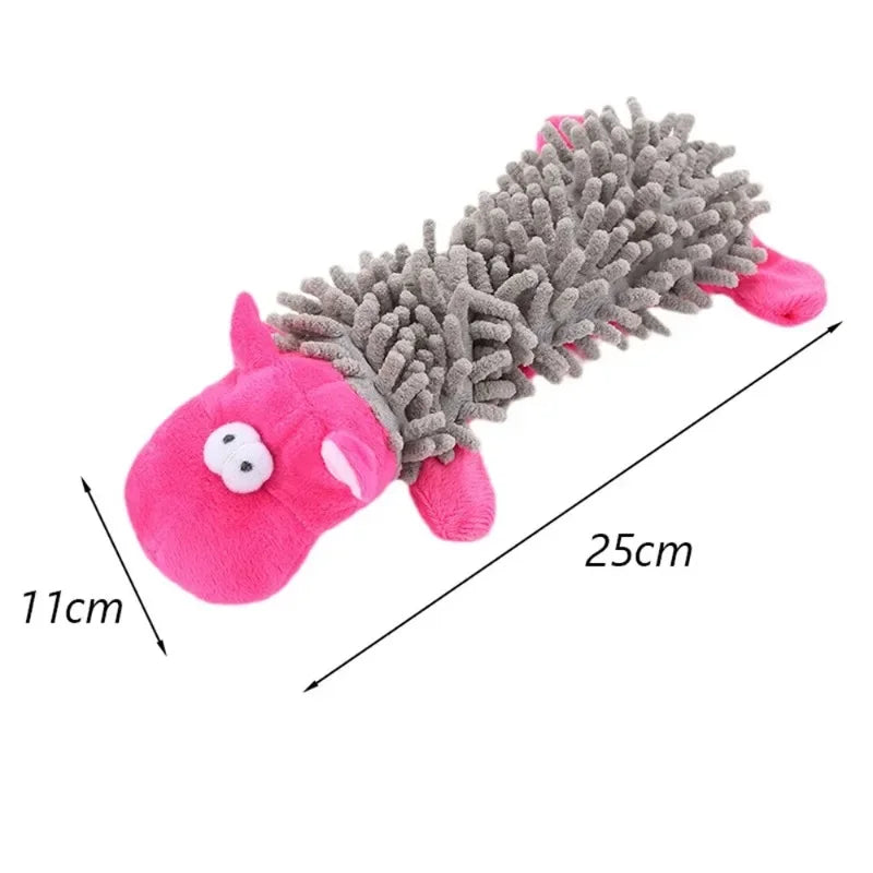 Squeaky Spiky Plush Dog Toy for Puppies