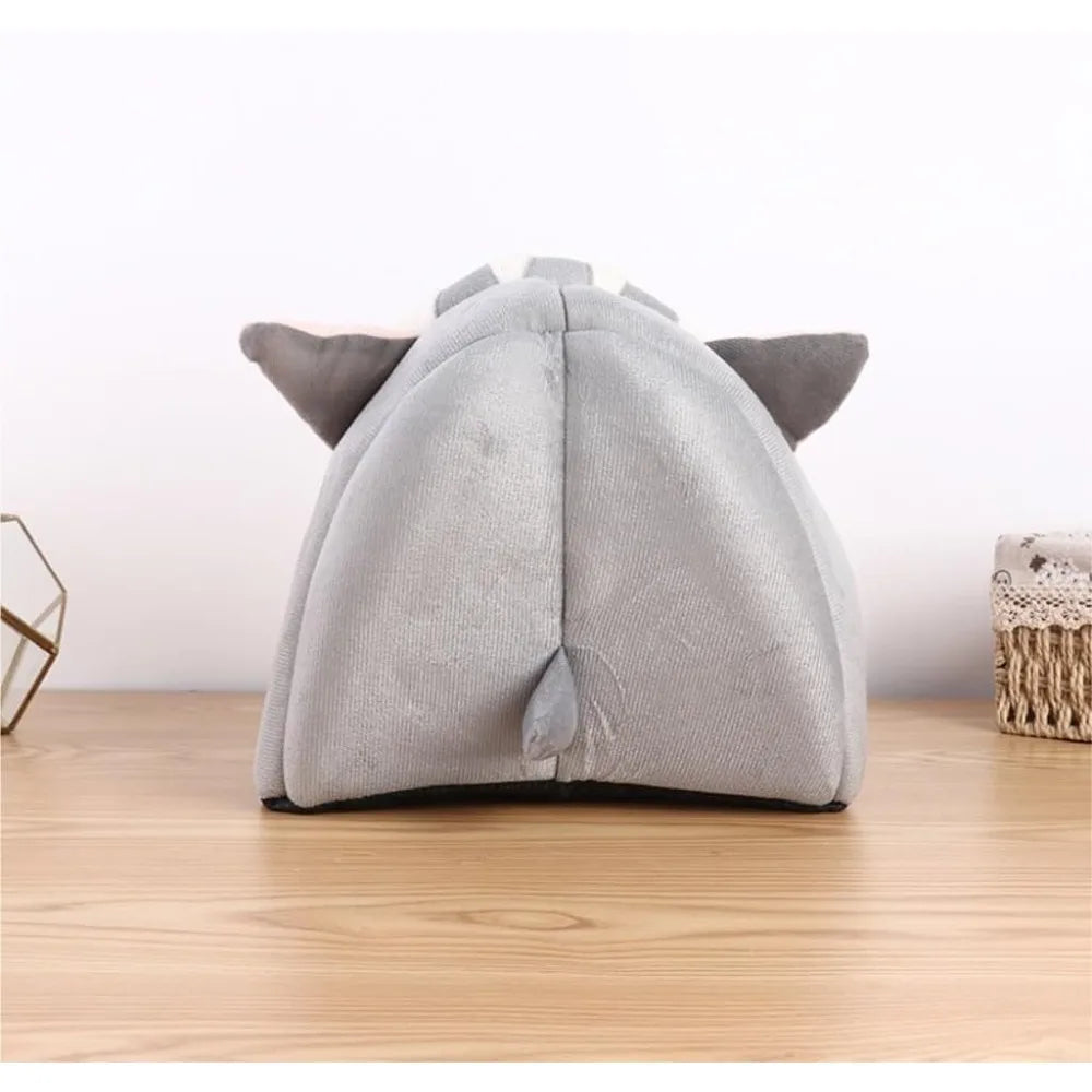 All-Season Enclosed Cat Nest with Thickened Mat