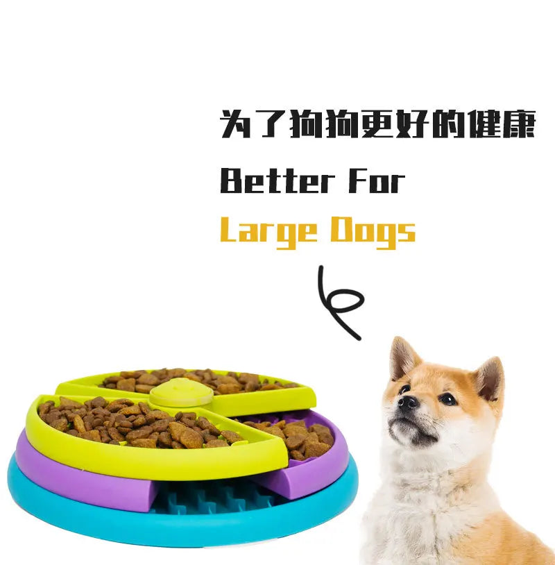 Booteely 3-Level Interactive Slow Feeder Dog Bowl