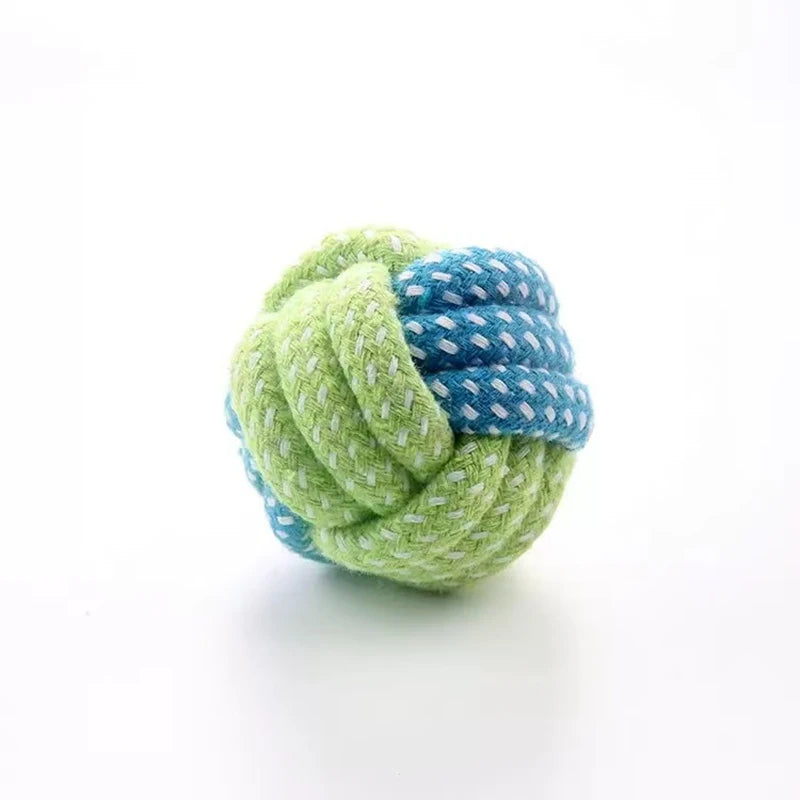 Candy-Colored Rope Ball Chew Toy for Dogs & Cats