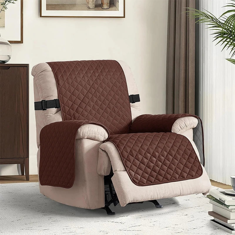 Seater Quilted Recliner Sofa Cover