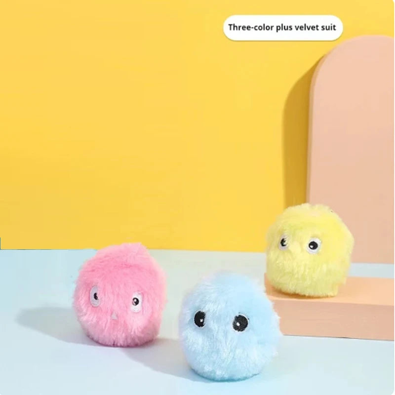Smart Interactive Cat Toy Ball with Catnip & Squeaky Sounds