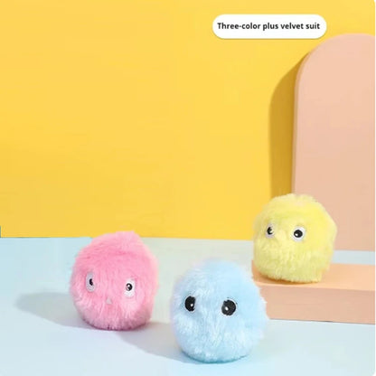 Smart Interactive Cat Toy Ball with Catnip & Squeaky Sounds