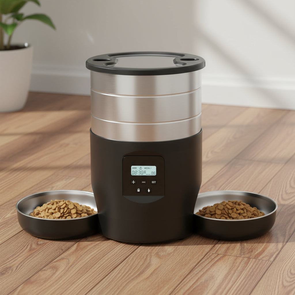 4.5L Smart Automatic Cat Feeder with WiFi & Button Control