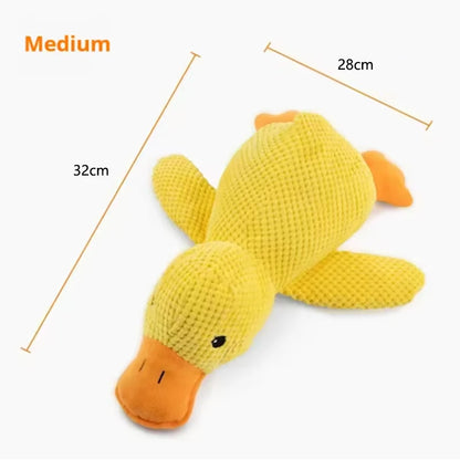 Stomping Duck Plush Dog Toy for Teeth Cleaning