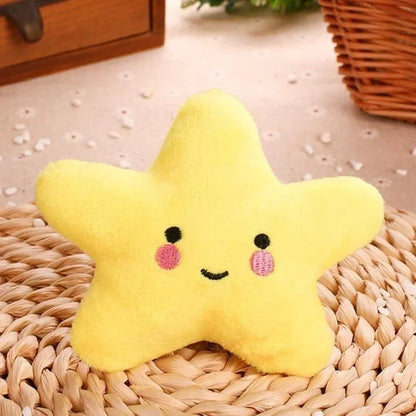 Plush Pentagram Squeaky Pet Toy for Dogs & Cats