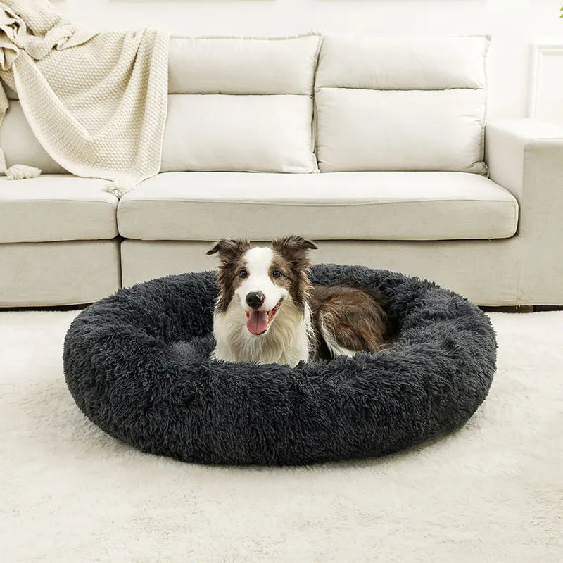 Soft Plush Pet Bed for Dogs & Cats