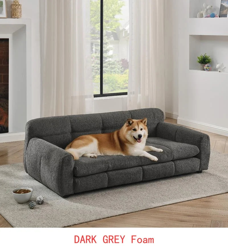 Olive Green Elevated Pet Sofa Bed