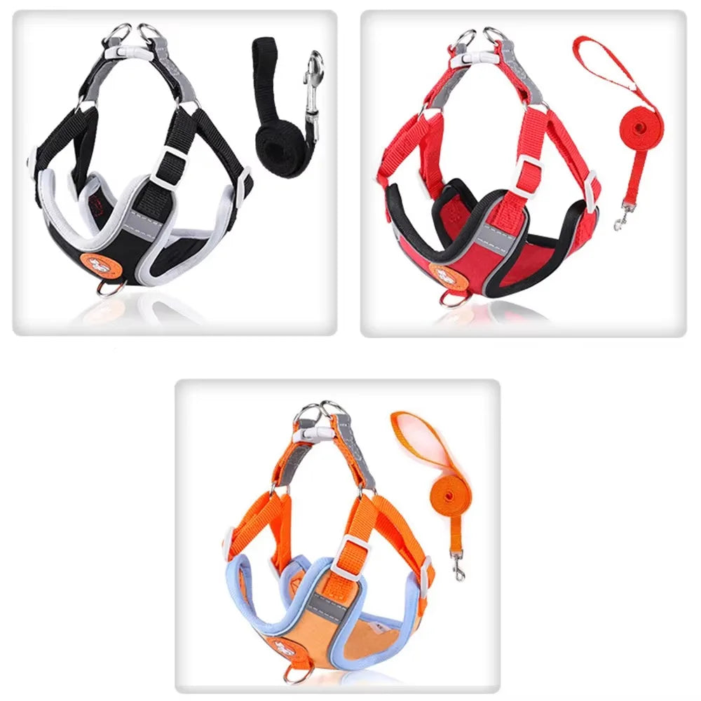 Reflective No-Pull Adjustable Dog Harness