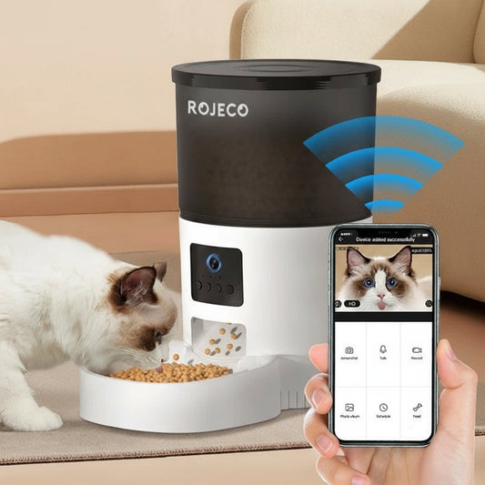 Automatic Cat Feeder with Camera & Voice Recorder