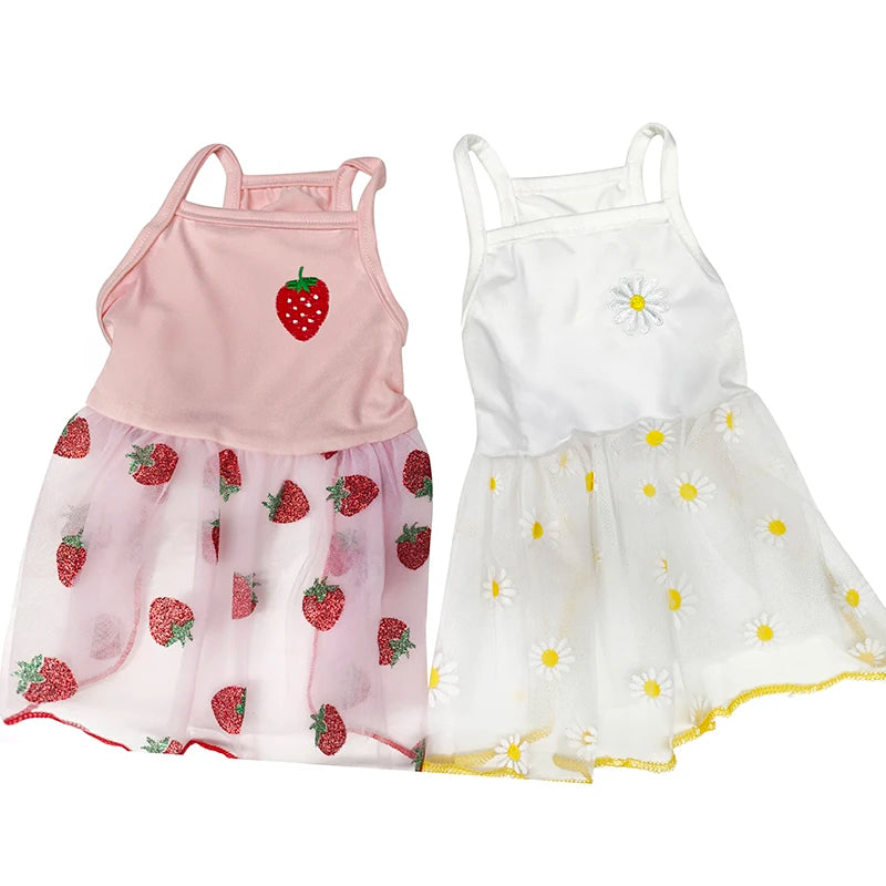 Cute Puppy Princess Dress for Small Dogs