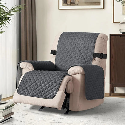 Seater Quilted Recliner Sofa Cover