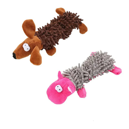 Squeaky Spiky Plush Dog Toy for Puppies